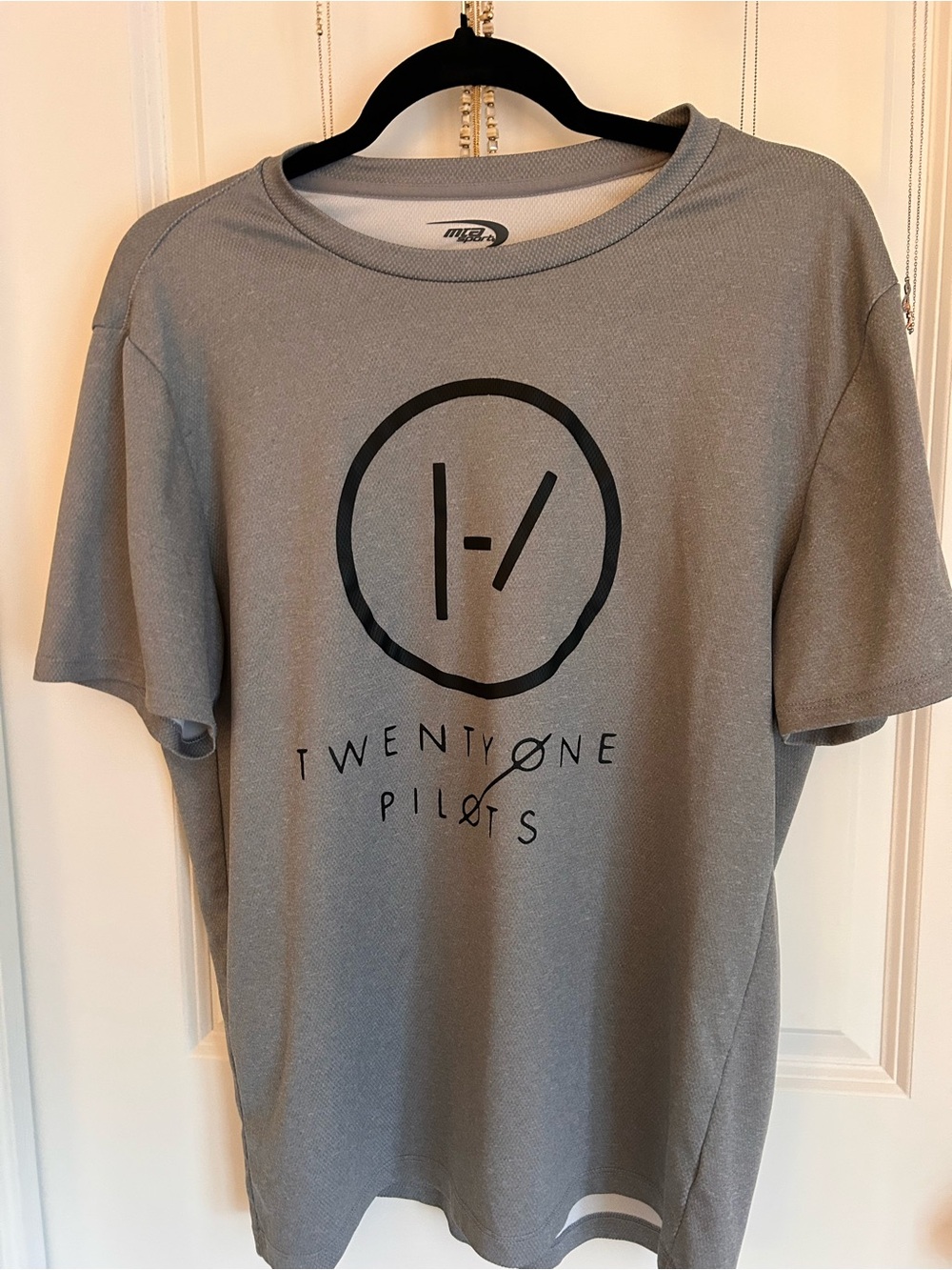 Twenty One Pilots Grey Logo Band Tee